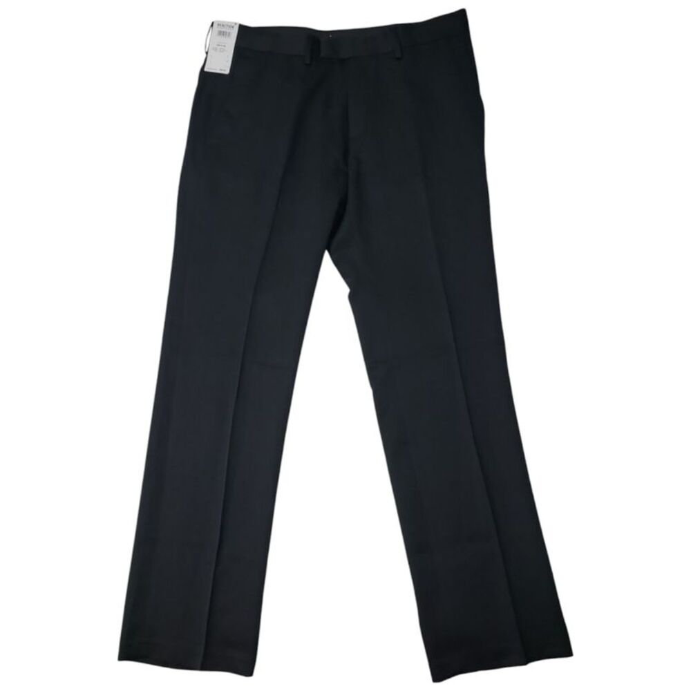 Kenneth Cole Reaction Men's Modern Premium Slim Fit Dress Pant - Black